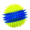 2.7" Light-Up Squeaky Dog Ball with Dental Spikes – LED Toy for Medium Dogs, Soft TPR Material