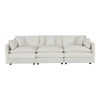 2187Beige 3-seater sofa