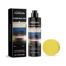 Homonth Automotive Headlight Paste, Fill Scratches Wear Lamps Care Maintenance Lamp Supplies