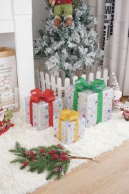 Christmas light box, LED light foldable decoration indoor and outdoor, Christmas light box gift decoration indoor and outdoor garden