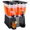 Beverage Dispenser, 3 Gallon x 2 Drink Dispensers for Parties, Plastic Juice Dispenser with Stand Spigot Lid, Iced Tea Lemonade Juice Water Dispenser