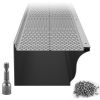 Gutter Guard, 6 inch Width, Aluminum Leaf Filter DIY Gutter Cover, 26 PCS 104 ft Total Length