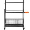 Garden Tool Organizer, 16 Slots with Hooks, Yard Tool Tower Rack with Wheels for Garage Organization and Storage, Hold Long-Handled Tool/Rake/Broom