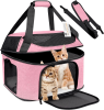 Large Cat Carrier for 2 Cats, Soft Side Pet Carrier for Cats Small Dog, Collapsible Travel Dog Carrier Bag