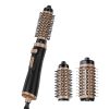 Rotating Hair Dryer Brush, Ionic Hot Air Styling Brush with 1.5" and 2" Ceramic Coated Head, 4 in 1 Hair Dryer Styler and Volumizer