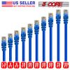 5 CORE Ethernet Cable 3 ft Long Cat 6 Computer Internet Patch Cord High Speed WiFi RJ45 for Gaming Indoor Outdoor Use - ET 3FT BLU