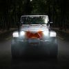Warcraft Style Armor Grille for 2007-2018 Jeep Wrangler JK/JKU | Orc-Inspired Front Grill Cover (Rubicon/Sahara/Sport) - Matte Black Battle-Ready Mesh
