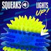 2.7" Light-Up Squeaky Dog Ball with Dental Spikes – LED Toy for Medium Dogs, Soft TPR Material