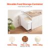 Rice Storage Container, 21Gallon/80L Capacity Large Dog Food Dispenser Bin, Kitchen Ingredient Grain Cereal Flour Bin, Pet food Containers with Wheels