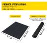 Weed Barrier Landscape Fabric, 5 x 250 ft, 5 Oz Premium Woven Ground Cover Heavy Duty PP Material & Easy Setup, Single-Layer for Outdoor Garden, Lawn