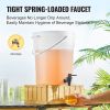Beverage Dispenser, 5 Gallon Drink Dispensers for Parties, Plastic Juice Dispenser with Spigot and Lid, Iced Tea Lemonade Juice Water Dispenser