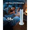 Tower Fan, 22 ft/s Velocity Quiet Floor Fan, 70° Oscillating Fans for Indoors with 3 Speeds, 4 Modes, 12H Timer