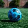 Size 4 Youth Soccer Ball – 32-Panel Machine-Sewn Design With Butyl Bladder, Lightweight & Durable, Blue