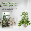 Yegbong Garden Plant Trellis, Home Wooden Geometric Molding Decorative Support Flower Arrangements Climbing Pergola