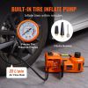 Electric Car Jack, 5 Ton/11023 LBS Hydraulic Car Jack, Portable Car Jack Lifting with Built-in Inflatable Pump and LED Light