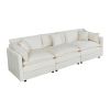 2187Beige 3-seater sofa