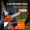 Gas Chainsaw, 25.4CC 12" 1.2HP, Gasoline Powered Chain Saw, Handheld Cordless Petrol Chainsaws for Tree Wood Branch Cutting, Tree Trimming