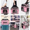 Large Cat Carrier for 2 Cats, Soft Side Pet Carrier for Cats Small Dog, Collapsible Travel Dog Carrier Bag