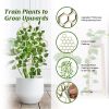 Yegbong Garden Plant Trellis, Home Wooden Geometric Molding Decorative Support Flower Arrangements Climbing Pergola