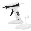 Hot Glue Gun, Rechargeable Cordless Glue Gun, Mini Wireless Hot Glue Gun Kit with 2200mAh Battery, 20 Pcs Glue Sticks, Fast Preheating & High Temp