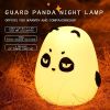 (IMB-VZD-VZ)1 LED Bunny/Fat Bear/Stupid Bear/Chestnut Bear/Duck Night Light, Cute Rainbow light Changing Silicone Light, Pat Control