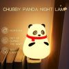 (IMB-VZD-VZ)1 LED Bunny/Fat Bear/Stupid Bear/Chestnut Bear/Duck Night Light, Cute Rainbow light Changing Silicone Light, Pat Control