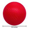 8.5-Inch Playground Kickball for Kids – Textured Rubber Ball for Outdoor Games, Recess & Backyard Sports, Ages 3+