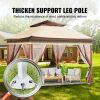 Patio Gazebo, 11 x 11 FT Pop up Gazebo for 8-10 Person, with Mosquito Netting, Metal Frame, and PU Coated 250D Oxford Cloth