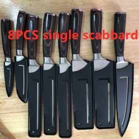 Chef Knives Kitchen Knives Cleaver Slicing Knives (Option: 8pcs punches)