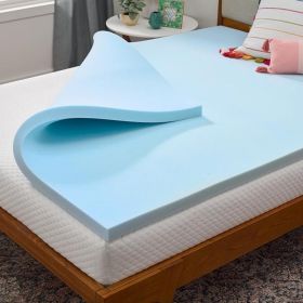 Mattress Cover, Gel Mattress Cover, Suitable For Beds, Sofas, Rvs, Blue, 3 Inches (Option: California King)