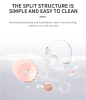 PSMY382 wearable electric breast pump 150min ultra-thin breast pump without PVC massage / breast pump / inverter / automatic 12 functions 320mmHg with