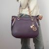 MKF Collection Lina Tote Handbag with Wristlet Wallet Vegan Leather Crossover Women's Purse by Mia K